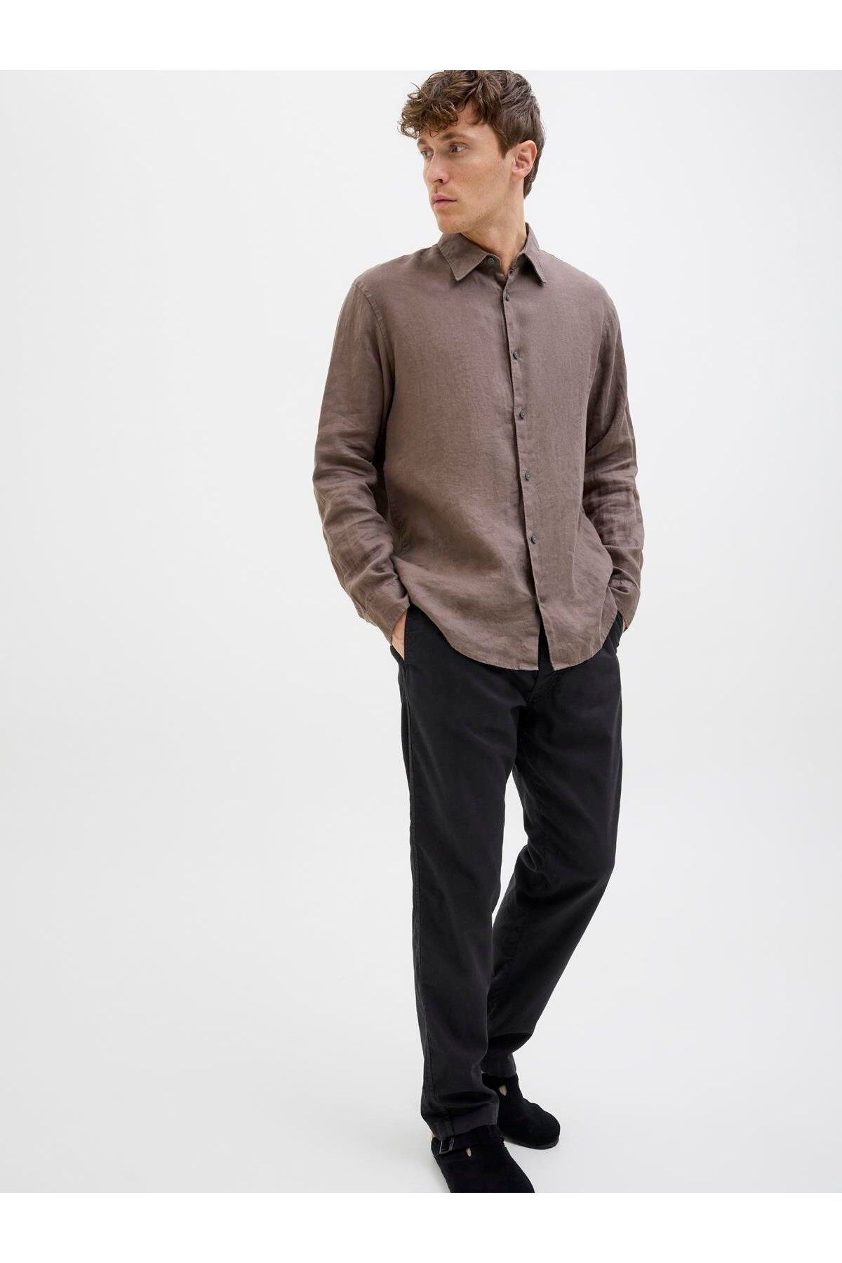 Jack & Jones Jpstkane Hybrid Bondi Jogger Erkek Keten Pantolon 12274977