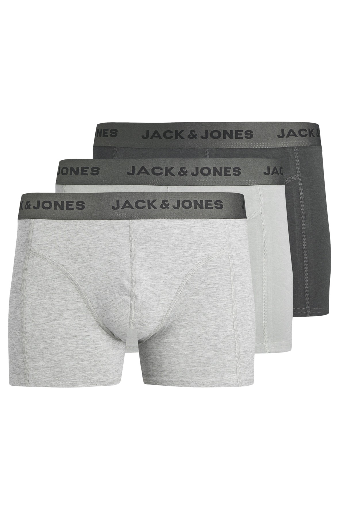 Jack & Jones Jacyannick Bamboo Trunks 3 Pack Erkek Boxer 12252801