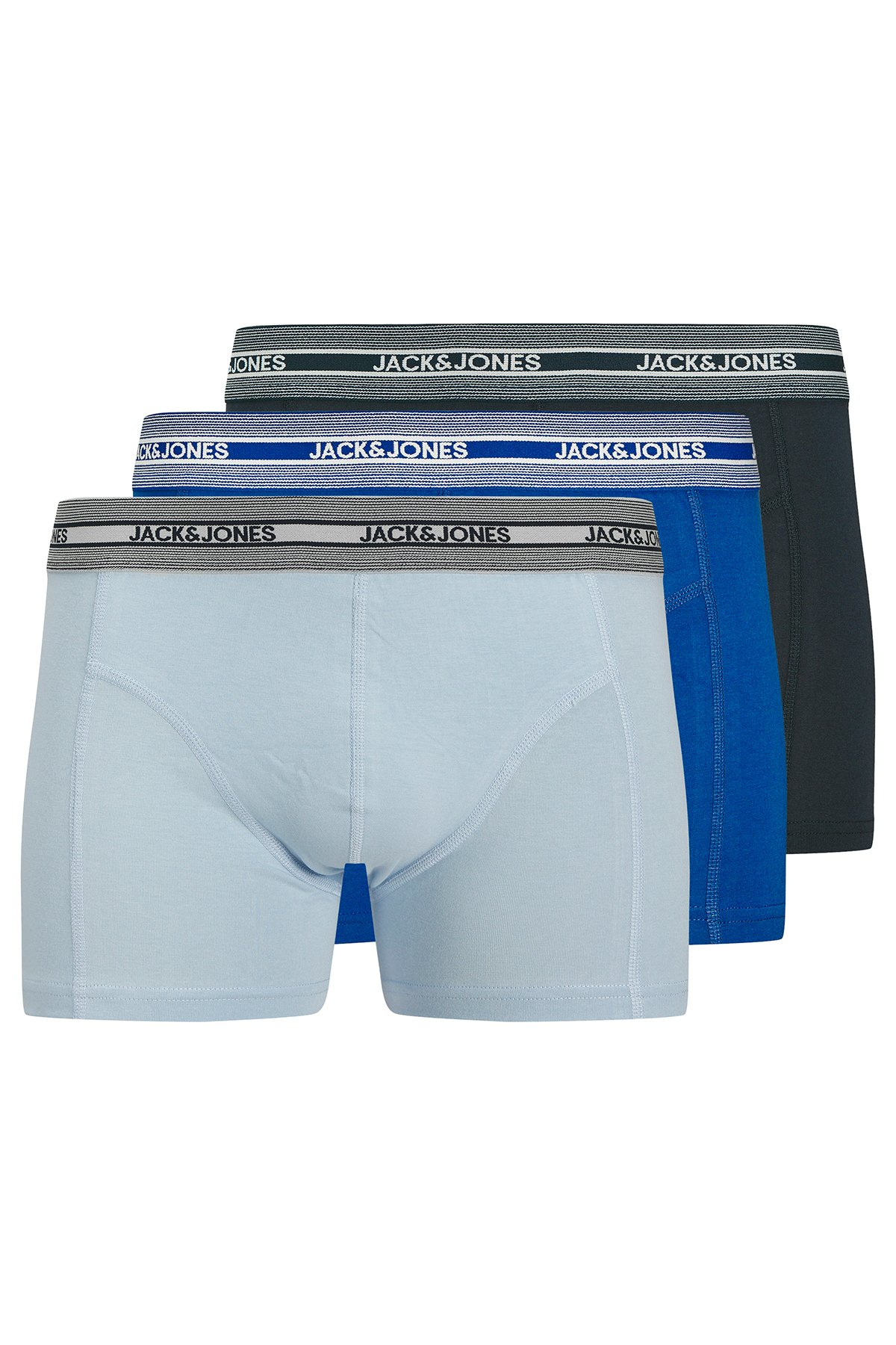 Jack & Jones Jacleo Solid Trunks Erkek 3'lü Boxer 12279497