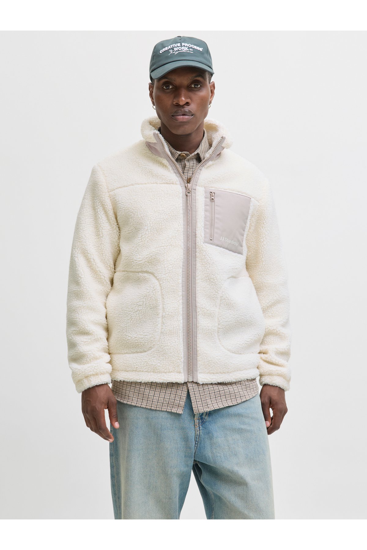 Jack & Jones Jjesoho Teddy Jacket Erkek Peluş Mont 12278784