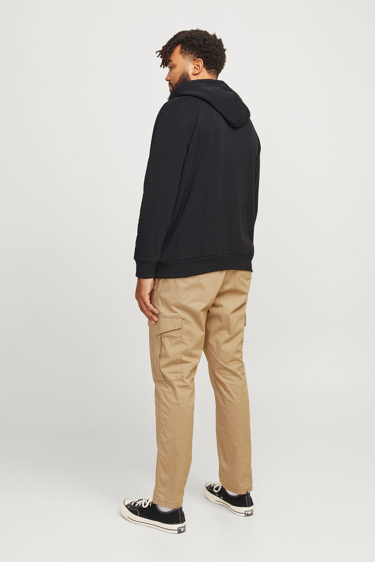 Jack & Jones JJECALEB Erkek Büyük Beden Sweatshirt 12258867