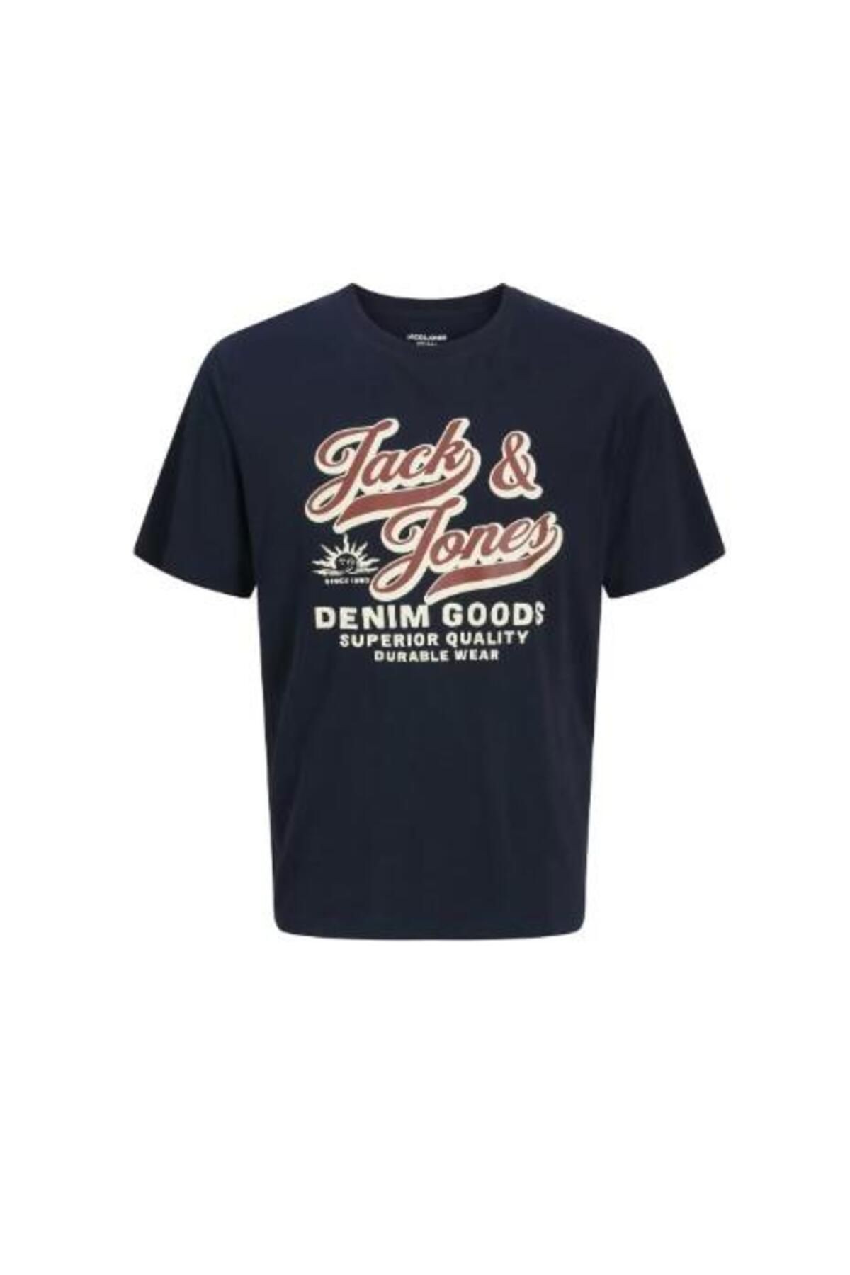 Jack & Jones Erkek JJELOGO TEE SS O-NECK 2 COL AW25 12279535