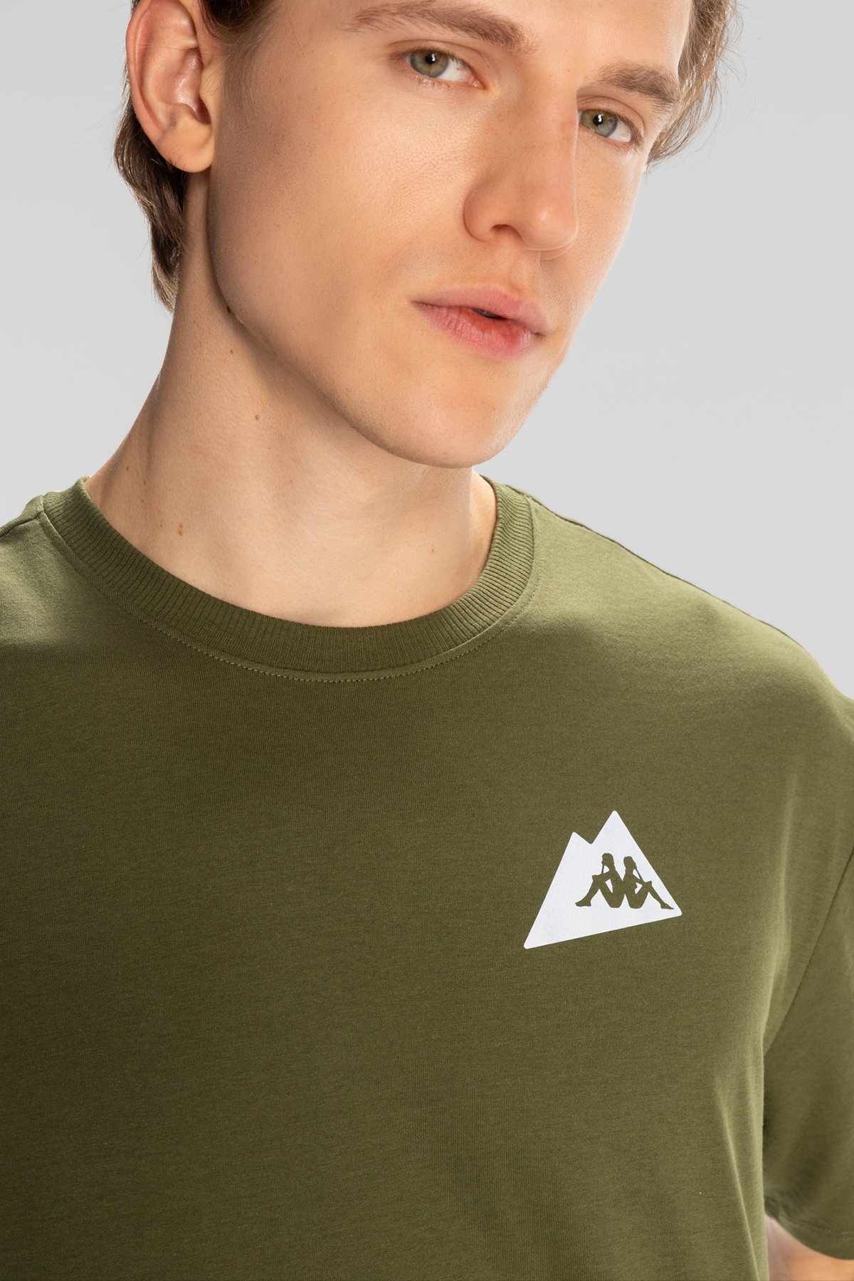 Kappa Kunio 321X71W Erkek T-Shirt - KHAKI