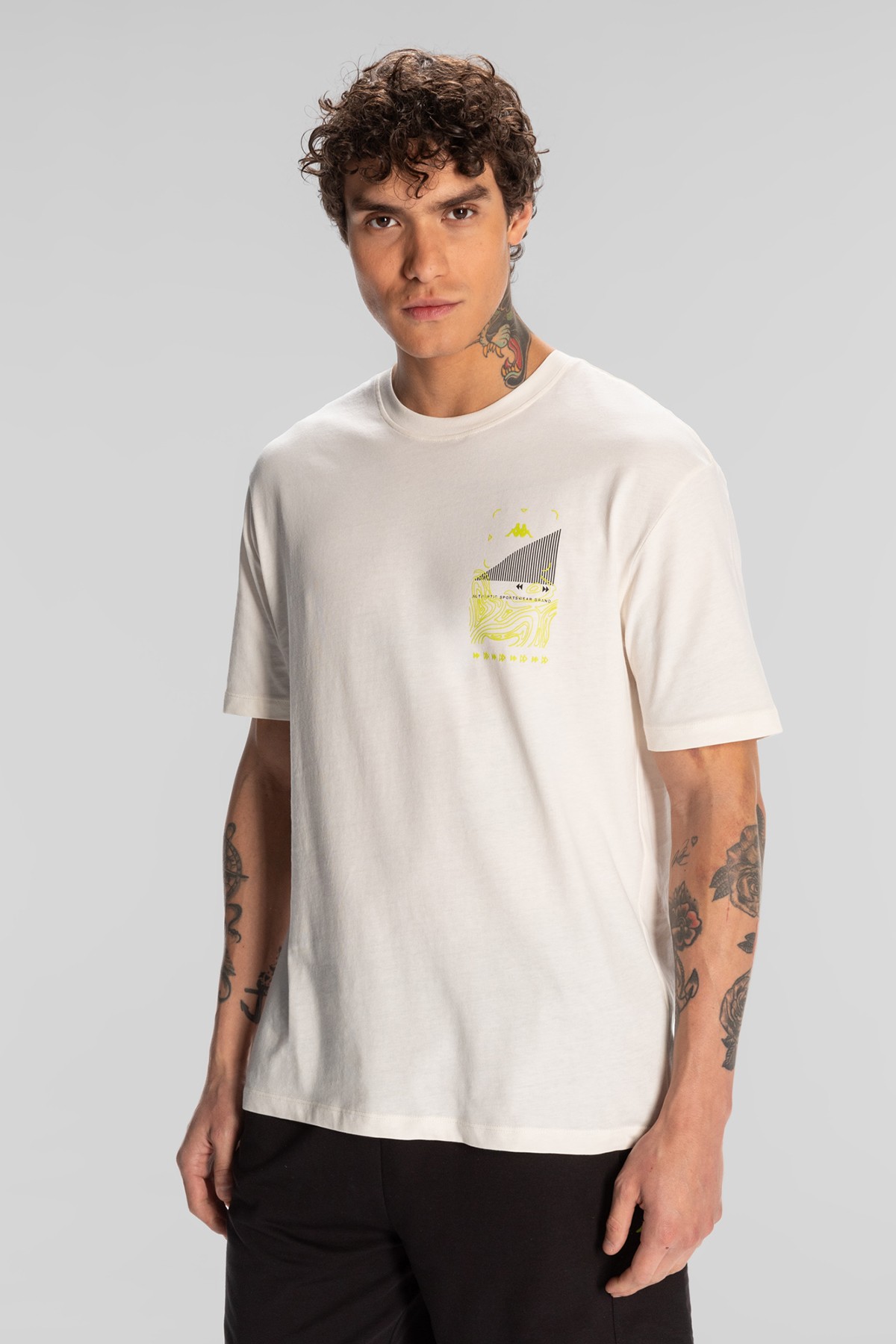 Kappa Authentic Spacetime Erkek T-Shirt 371S8IW