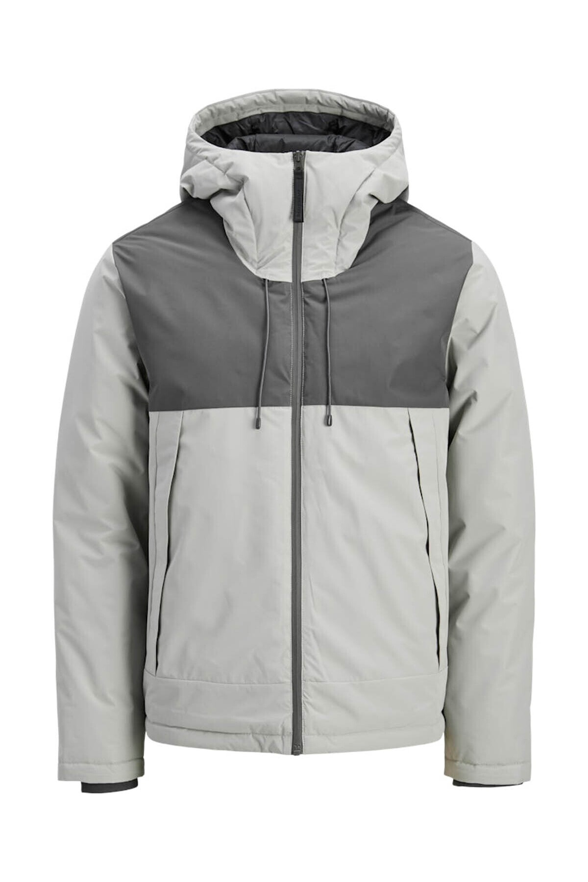Jack & Jones Jcounion Light Padded Blocking Gri Erkek Mont 12285586