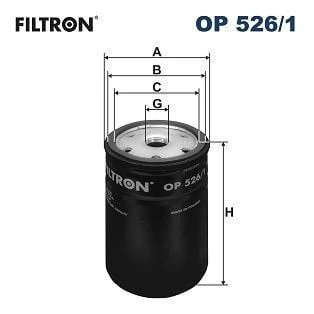 FILTRON OP526-1 | Yağ Filtresi 94-Golf-95-Polo CLS.