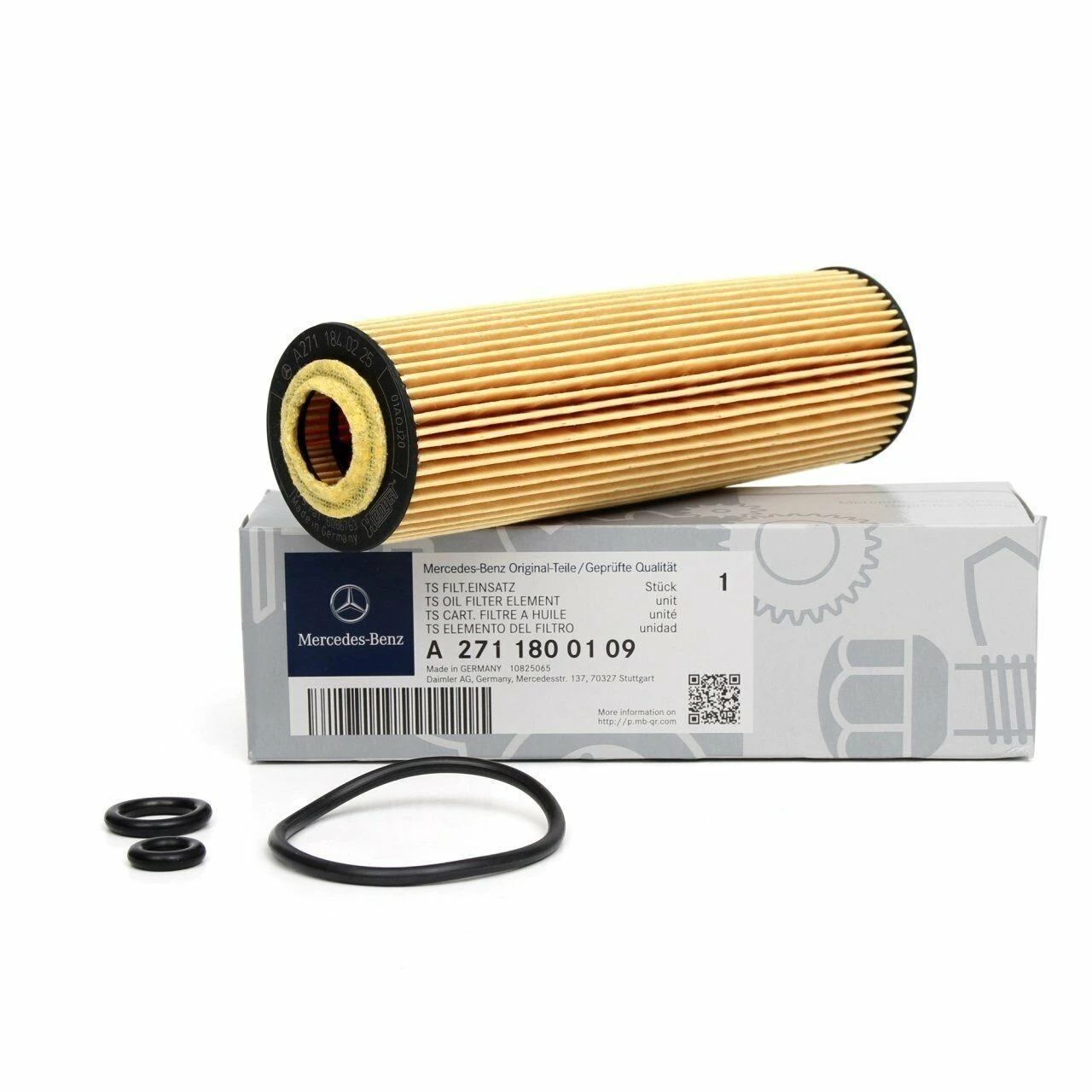 MERCEDES-BENZ A2711800109 | W204 Kasa C200 Kompressor Yağ Filtresi Orijinal