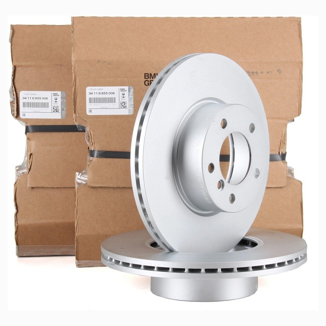 BMW 34118848417 | E90 Kasa 320d 184HP Ön Fren Disk Takımı Orijinal Group