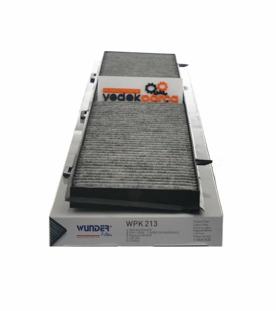 WUNDER WPK213 | Bmw 3 Seri E90 Kasa Karbonlu Polen Filtresi