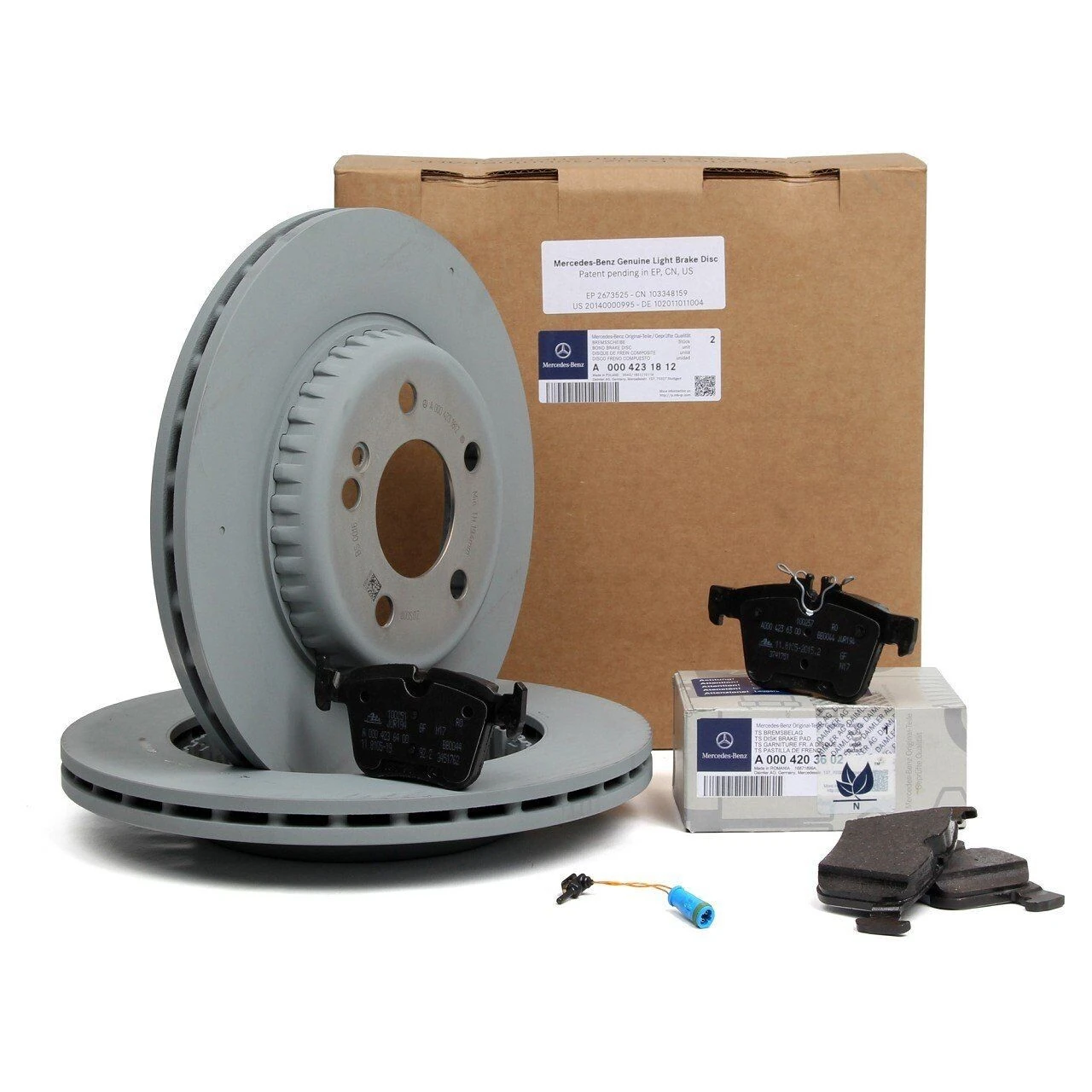 Mercedes W212 Kasa E250 CDI Arka Fren Disk Ve Balata Seti Orijinal