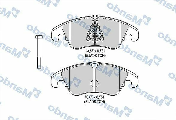 MANDO MBF015380 | Fren Balata Ön 08-Aı.A4-Aı.A5