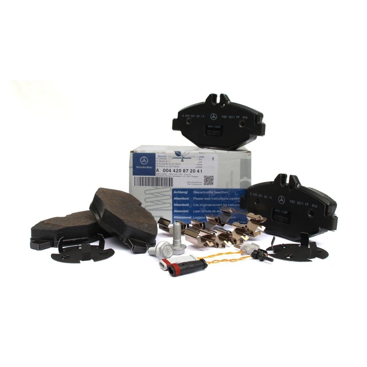 MERCEDES-BENZ A0044208720 | E Serisi W211 Kasa E220 CDI Ön Fren Balata Takımı Orjinal (0044208720)