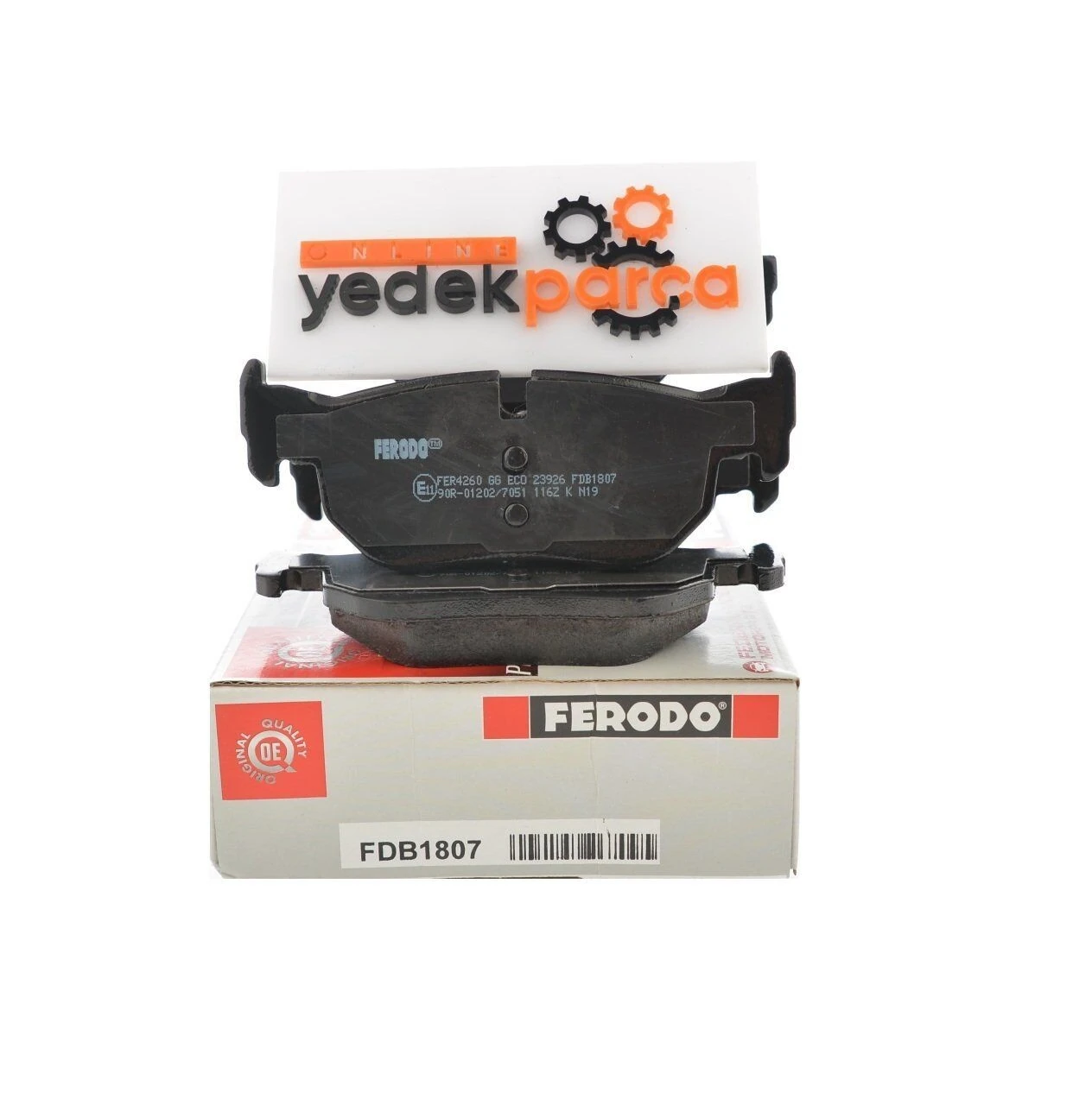 FERODO FDB1807 | Bmw E90 Kasa 318d Arka Fren Balata Takımı