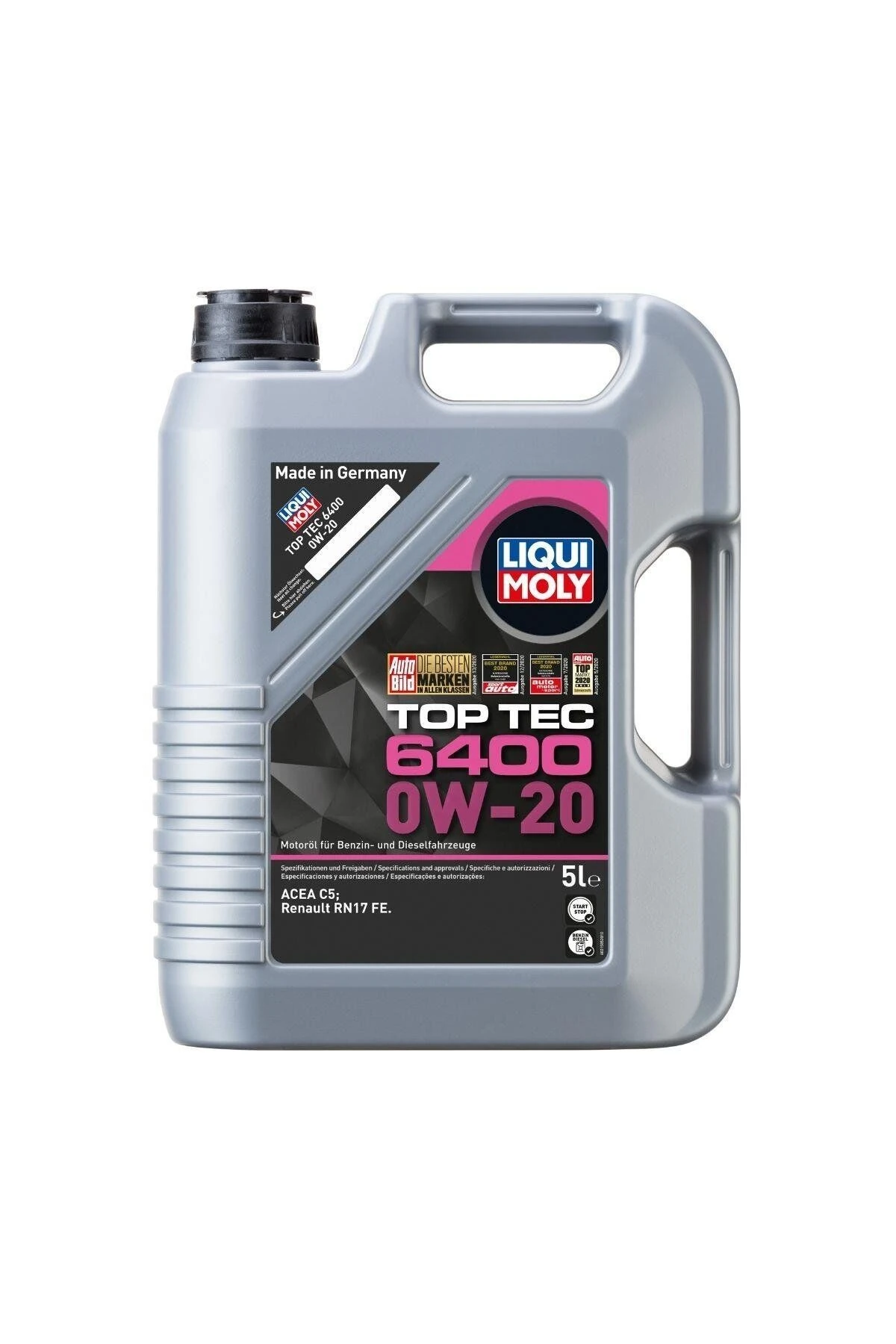Liqui Moly 0W20 Motor Yağı Top Tec 6400 5 Lt (21585)