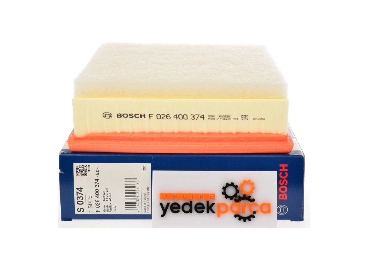 BOSCH F026400374 | Bmw F30 Kasa 318d-320d Hava Filtresi