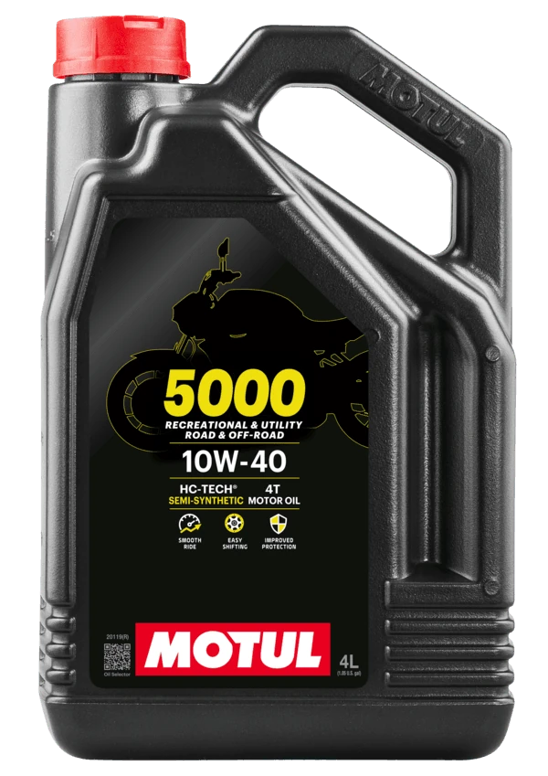 Motul 5000 10W-40 4T Motosiklet Motor Yağı 4 Lt MOTUL STİCKER HEDİYELİ