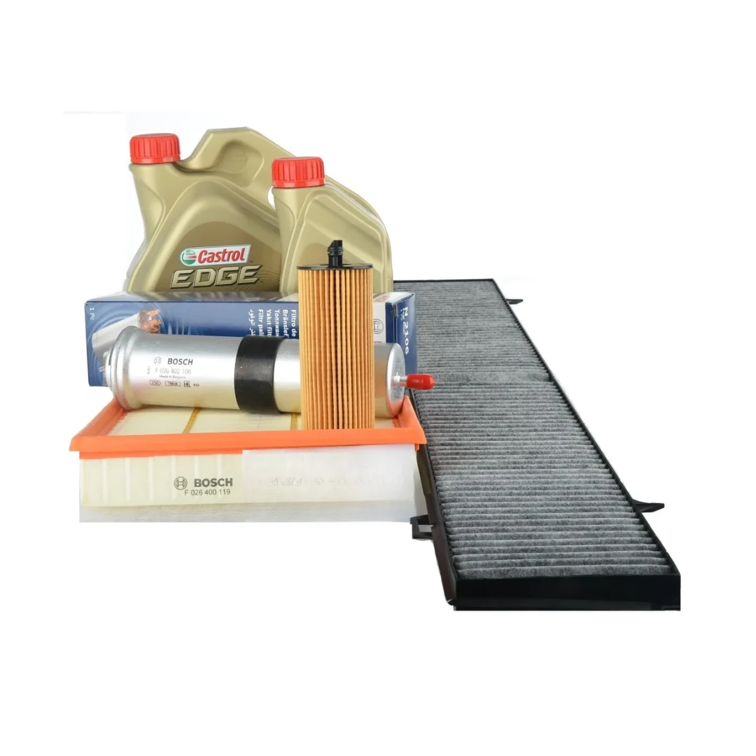 Bmw E87 Kasa 120d N47 Motor Periyodik Bakım Filtre Seti Bosch Marka Castrol 5w30 Yağ