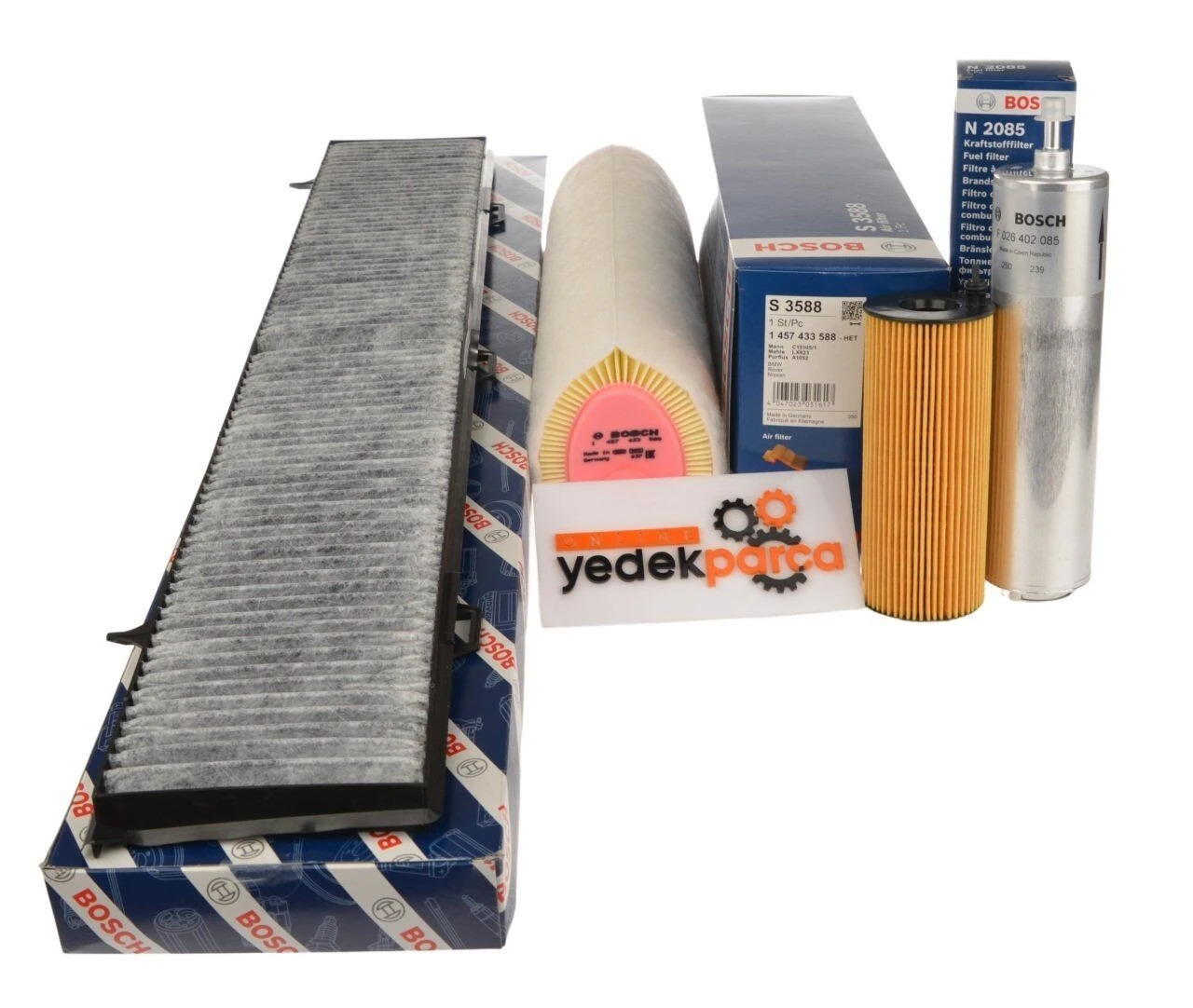 Bmw E90 Kasa 320d 163 HP Periyodik Bakım Filtre Seti Bosch Marka