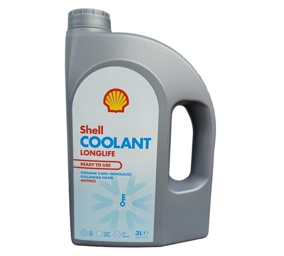 Shell Coolant Longlife Kırmızı Kullanıma Hazır Antifriz 3 Lt