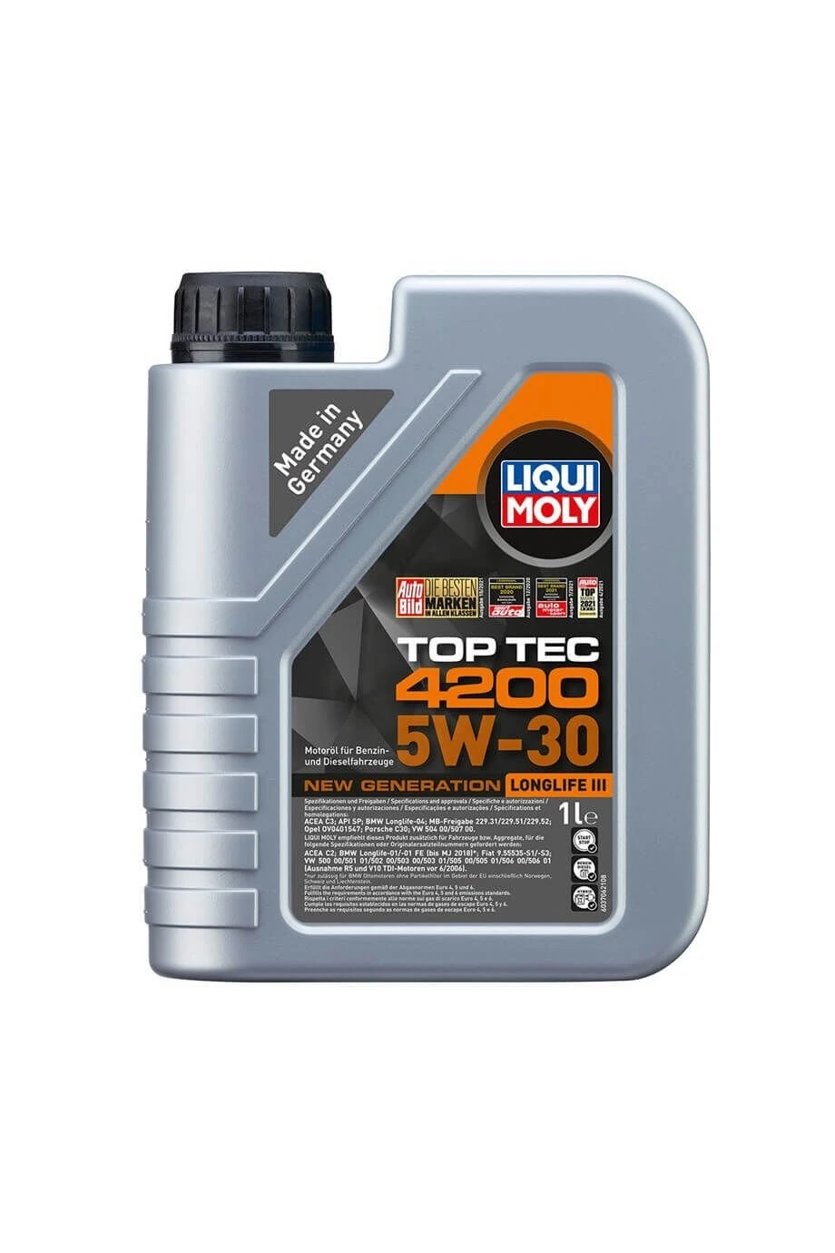 Liqui Moly 5W30 Motor Yağı Tam Sentetik Top Tec 4200 1 Lt (8972)