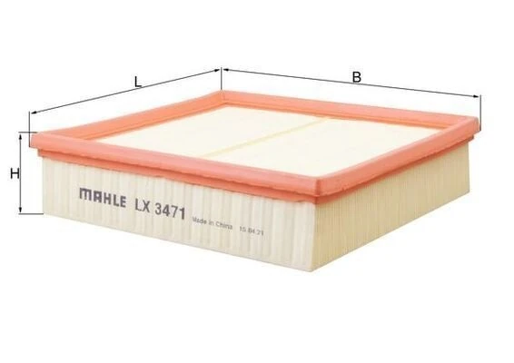 MAHLE LX3471 | Hava Filtresi 13-A-Seri (A180-A200) B-Seri (B180-B200)