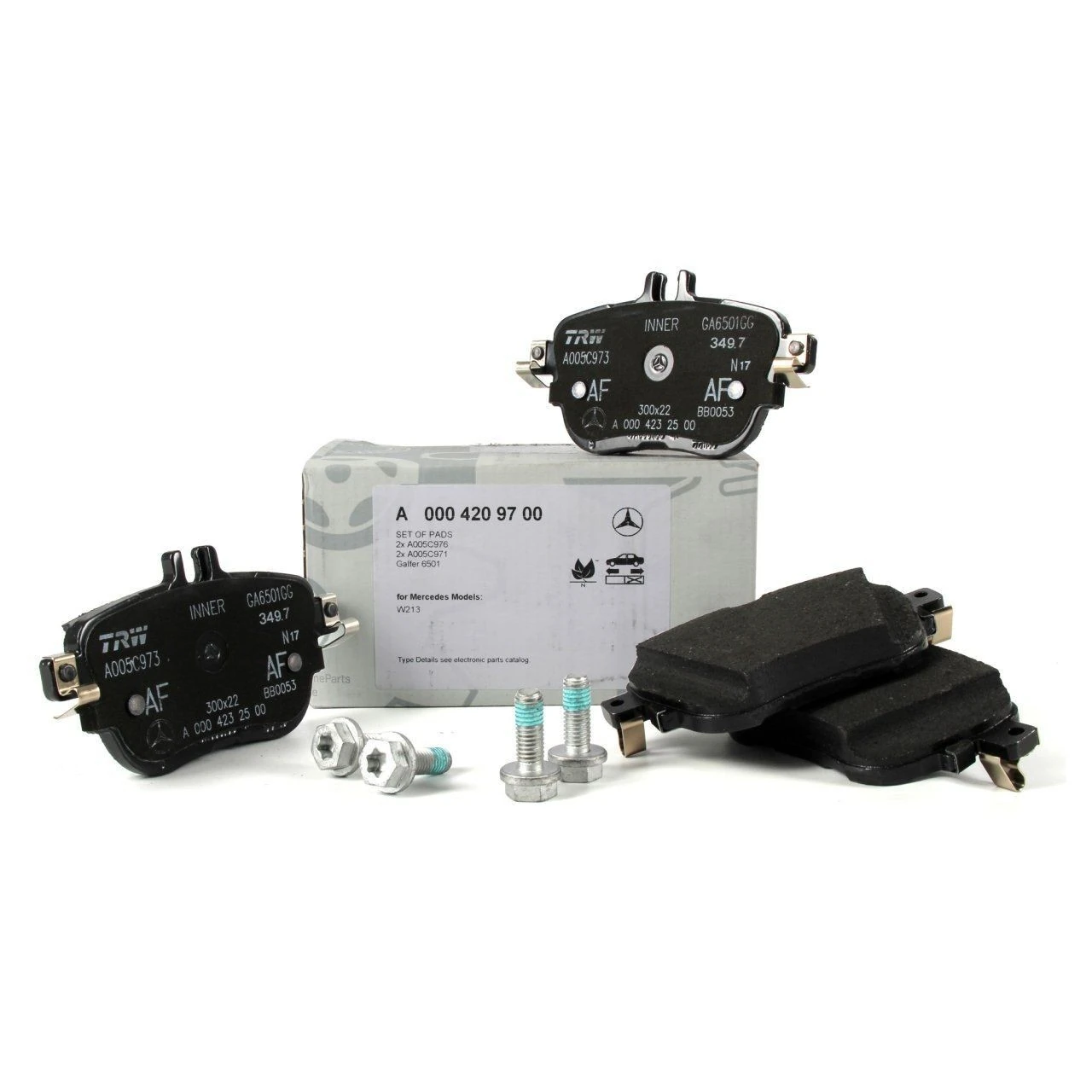 MERCEDES-BENZ A0004209700 | Benz E Serisi W213 Arka Fren Balata Takımı Orijinal (A0004209700)