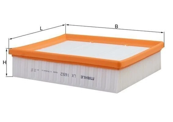 MAHLE LX1652 | Hava Filtresi 05-12 A-Seri (W169) B-Seri (W245)