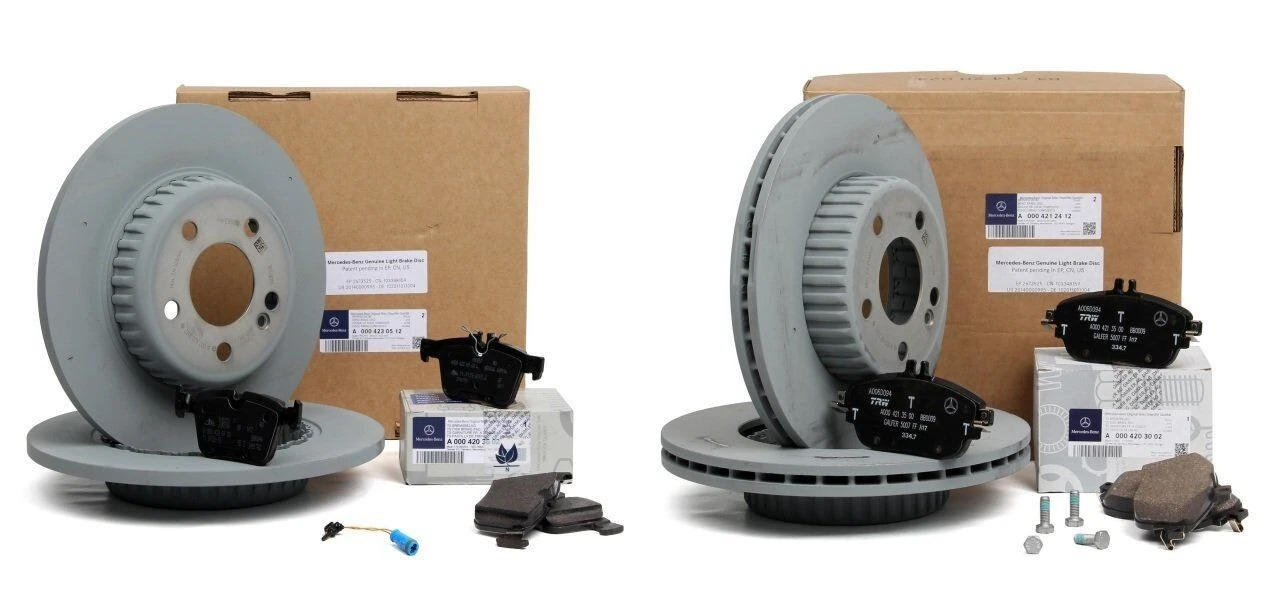 Mercedes W205 Kasa C180 Ön Ve Arka Fren Disk-Balata Seti Orijinal