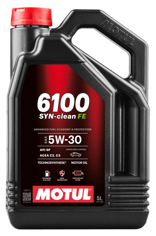 Motul 6100 Syn-Clean Fe 5W-30 5 Lt Motor Yağı MOTUL STİCKER HEDİYELİ