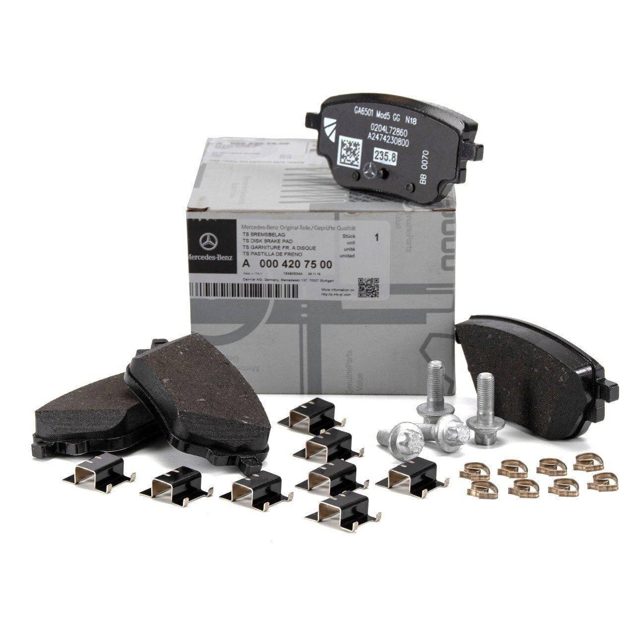 Mercedes Yeni A Serisi W177 Kasa A180-A200 SportBack Arka Fren Balata Takımı Orijinal