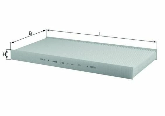 MAHLE LA252 | Polen Filtresi 05-12 A-Seri (W169) B-Seri (W245)