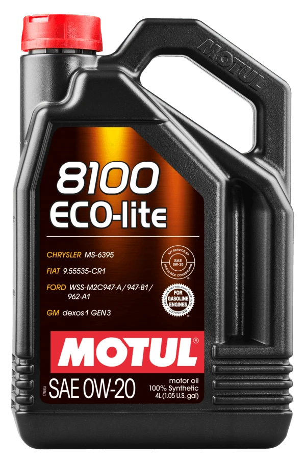 Motul 8100 Eco-Lıte 0W-20 4 Lt Motor Yağı MOTUL STİCKER HEDİYELİ