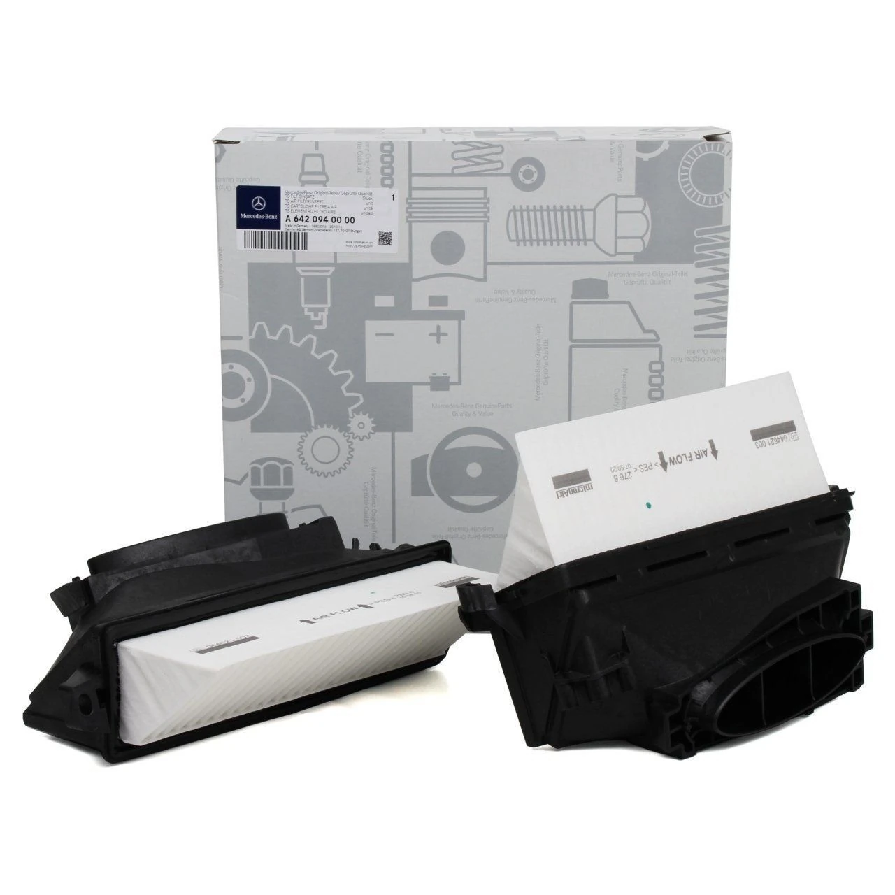 MERCEDES-BENZ A6420940000 | W212 Kasa E350 CDI Bluetec Hava Filtresi Takımı Orijinal