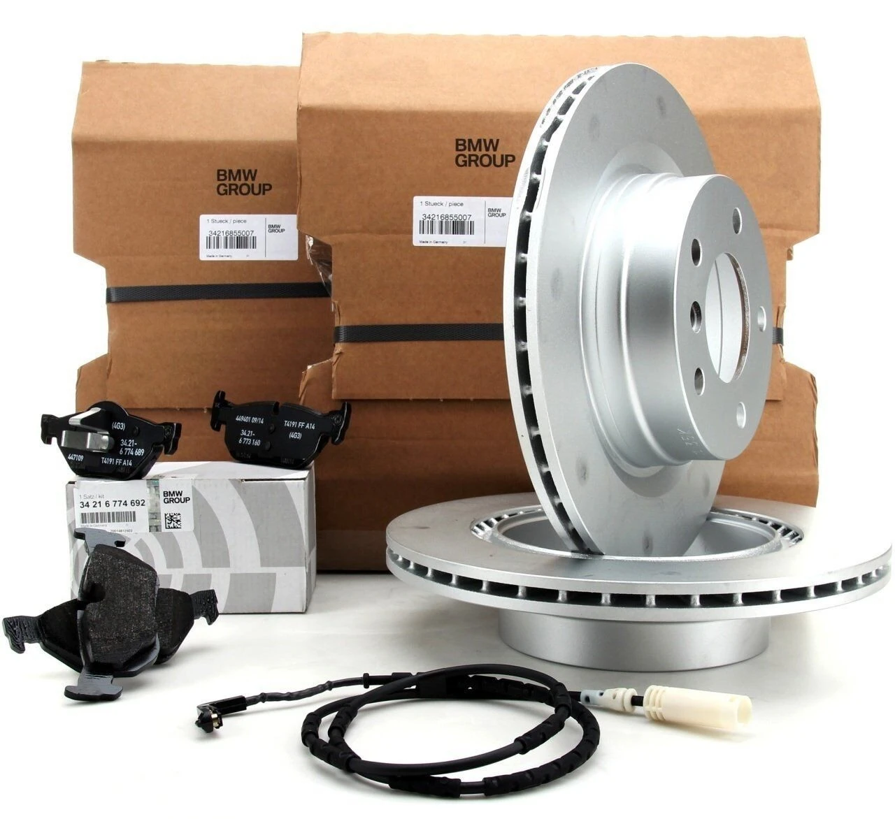 Bmw E90 Kasa 320d Arka Fren Disk Ve Balata Takımı Orijinal