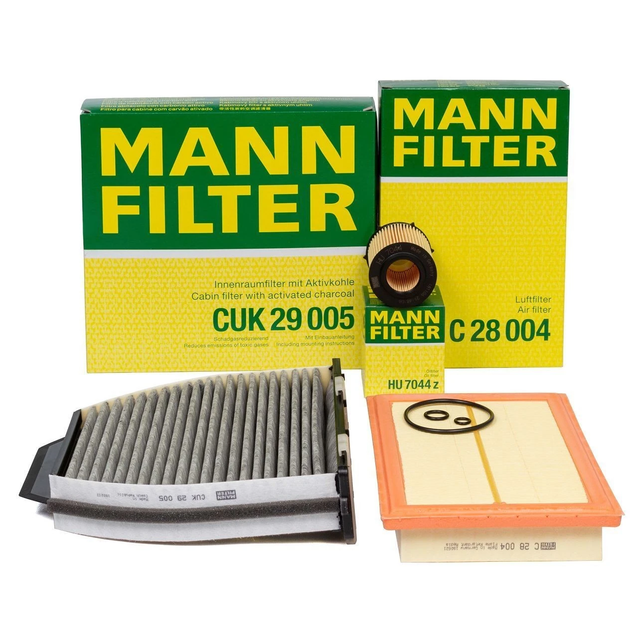 Mercedes W213 Kasa E180 Periyodik Bakım Filtre Seti Mann Marka