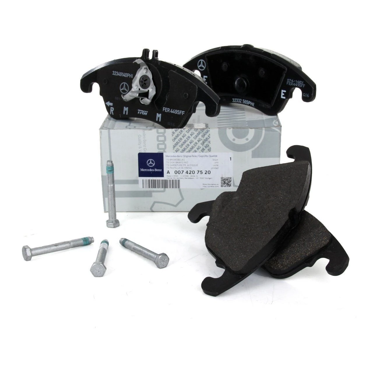 MERCEDES-BENZ A0074207520 | W212 Kasa E250 Ön Fren Balata Takımı Orijinal (0074207520)