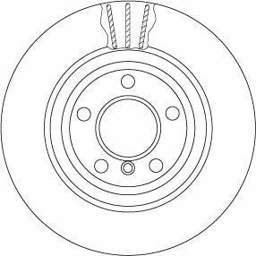 TRW DF6617S | Disk Arka (Ad) 10-Bw.5-Seri F10-F11 (Kutu Fıyat Tek) | 2 Adet