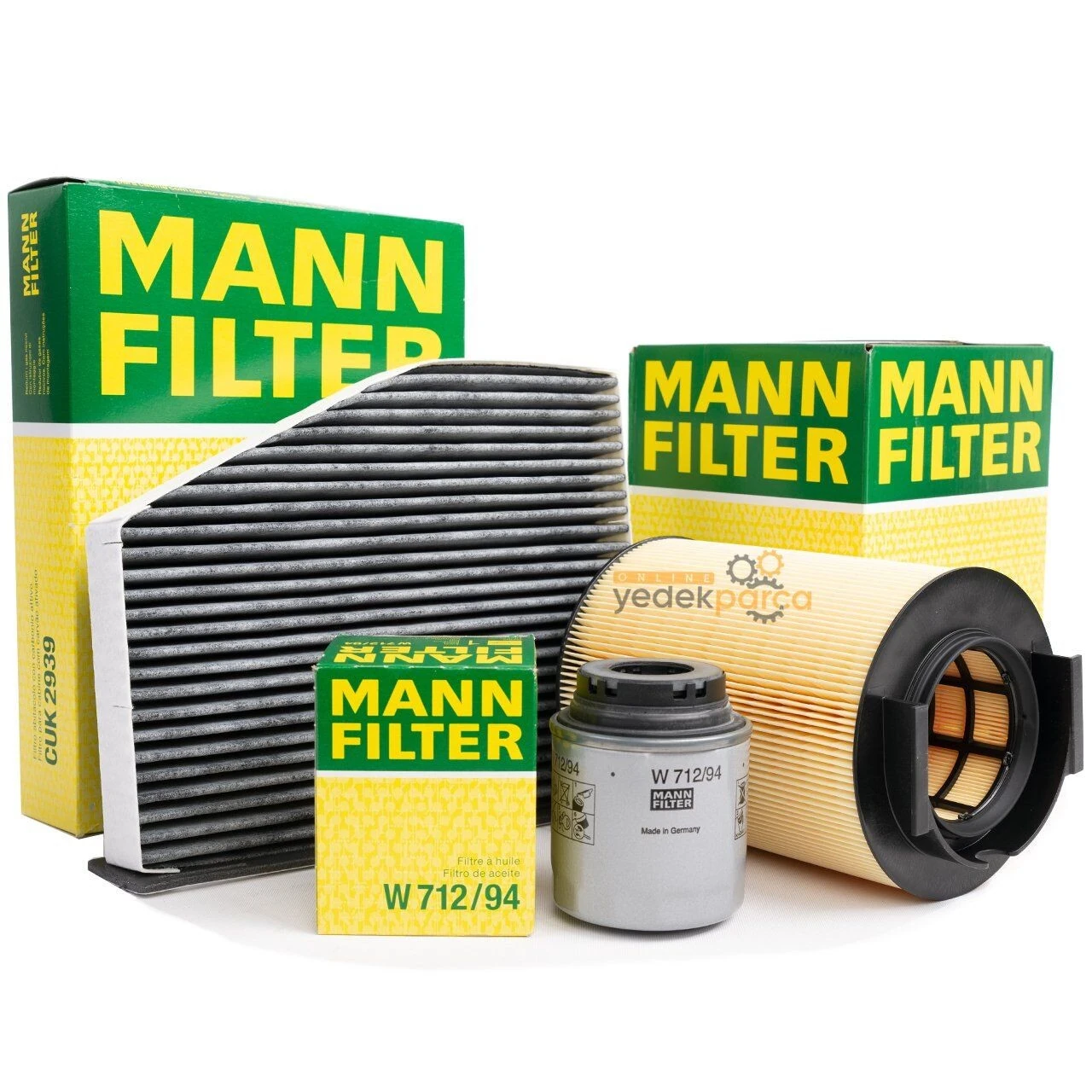 Volkswagen Passat 2011 - 2014 1,4 TSI BlueMotion Periyodik Bakım Seti Mann Marka