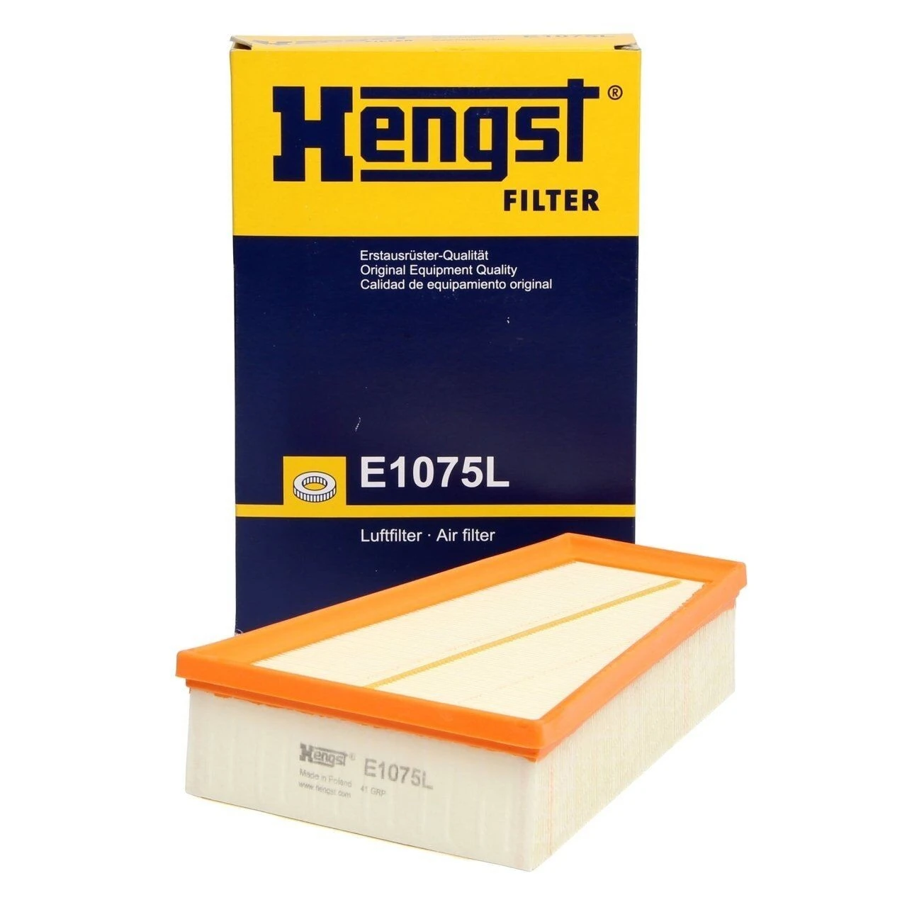 HENGST E1075L | Mercedes W246 B180 Hava Filtresi