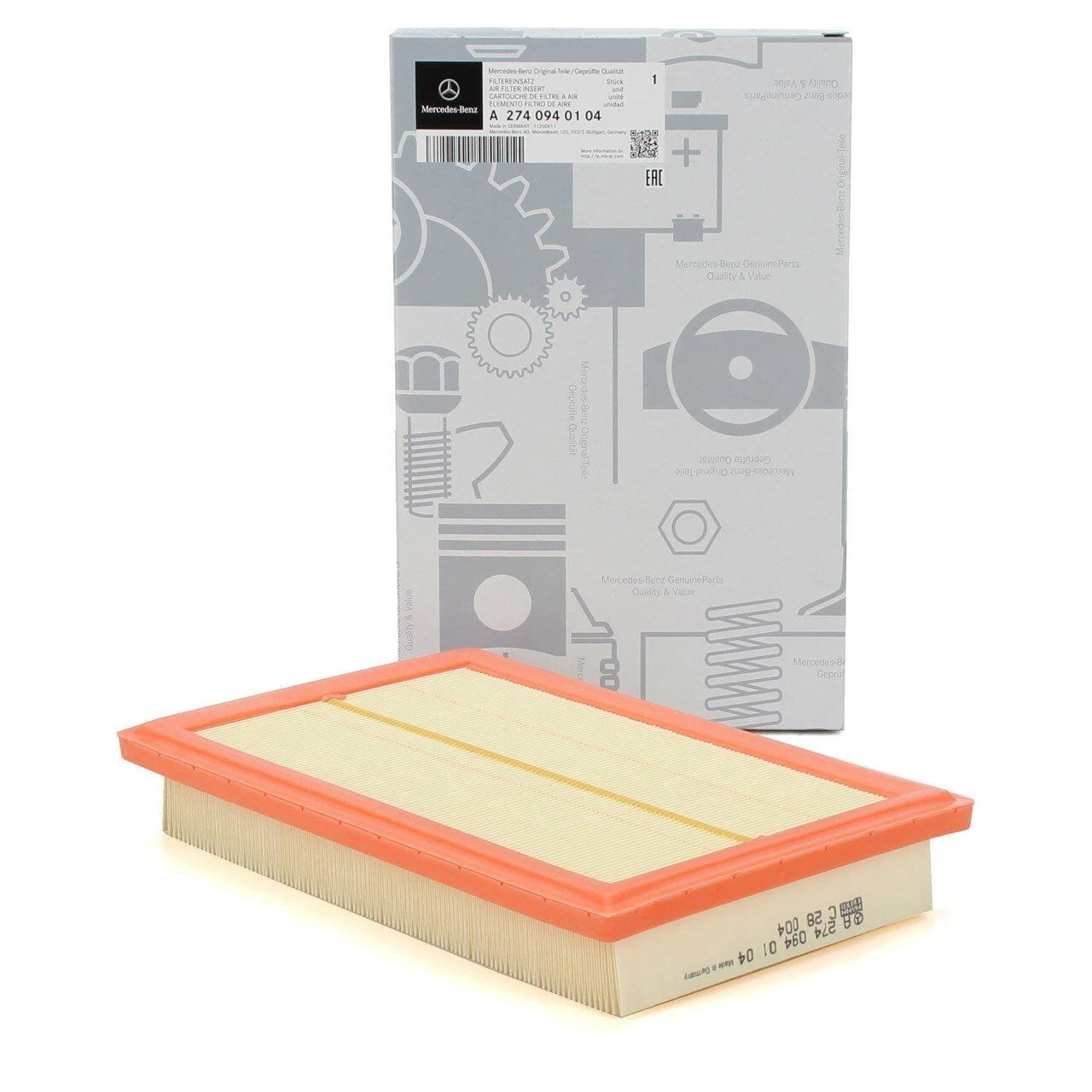 MERCEDES-BENZ A2740940104 | W213 Kasa E200 Hava Filtresi Orijinal