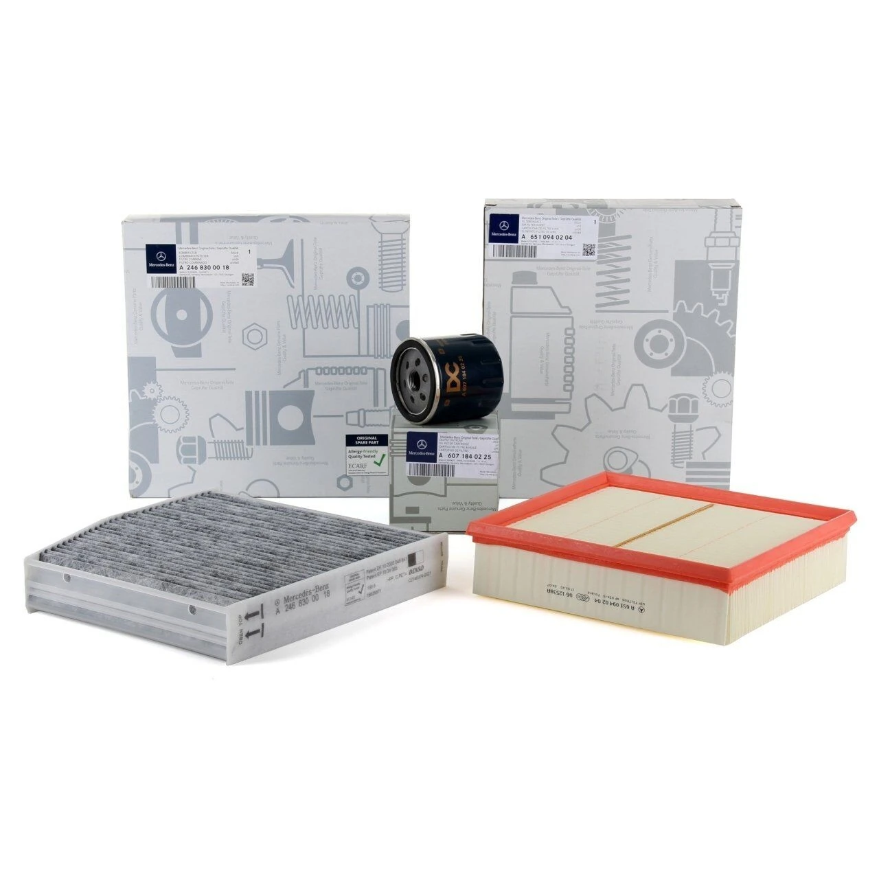 Mercedes A Serisi W176 Kasa A180 d Periyodik Bakım Seti Orijinal Yağsız