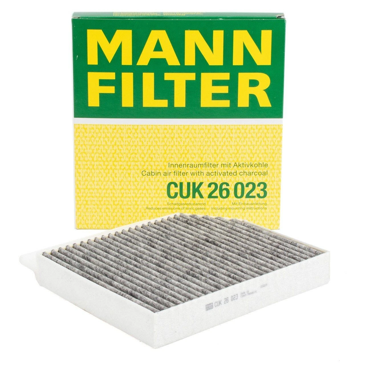 MANN CUK26023 | Mercedes C Serisi W205 Karbonlu Polen Filtresi