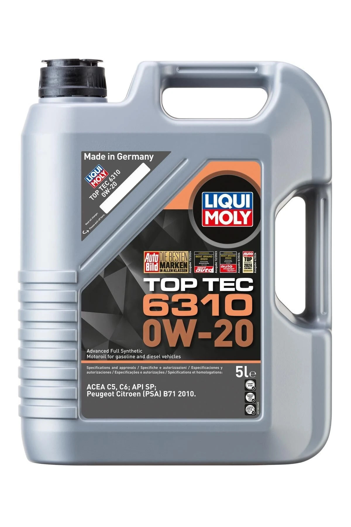 Liqui Moly Top Tec 6310 0W20 Motor Yağı 5 Lt (21882)