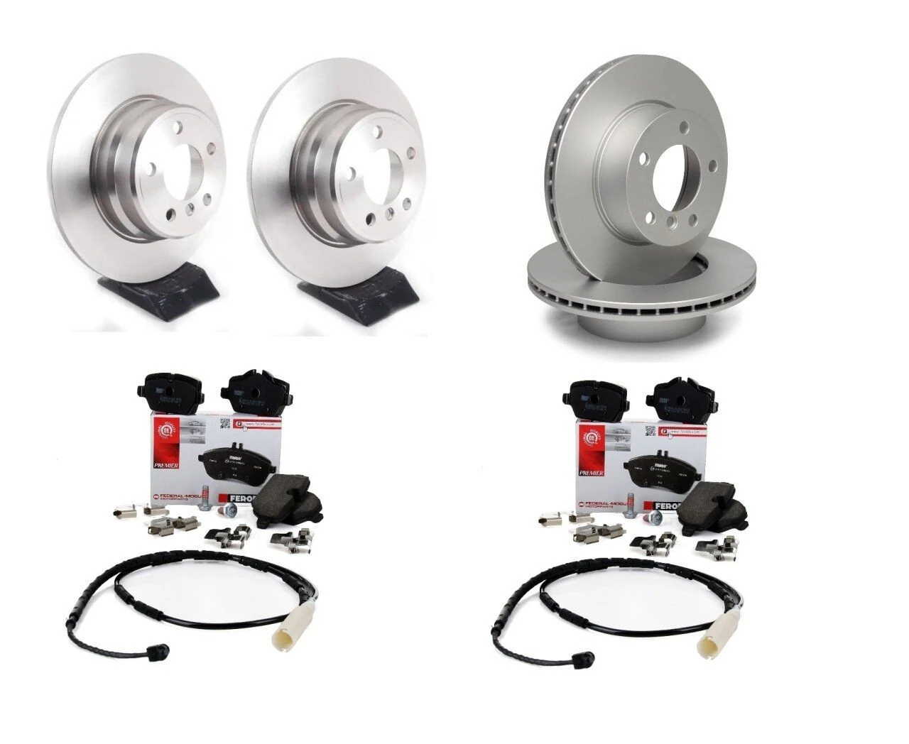 Bmw E87 Kasa 120i Ön Ve Arka Fren Disk Balata Seti Komple