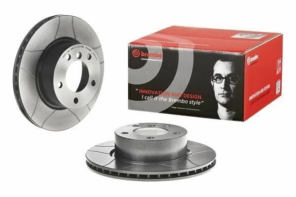 BREMBO 09.9752.75 | Fren Diski Ön Hava Kanallı BMW E87-E90 / 120-316-320 Cızgılı | 2 Adet