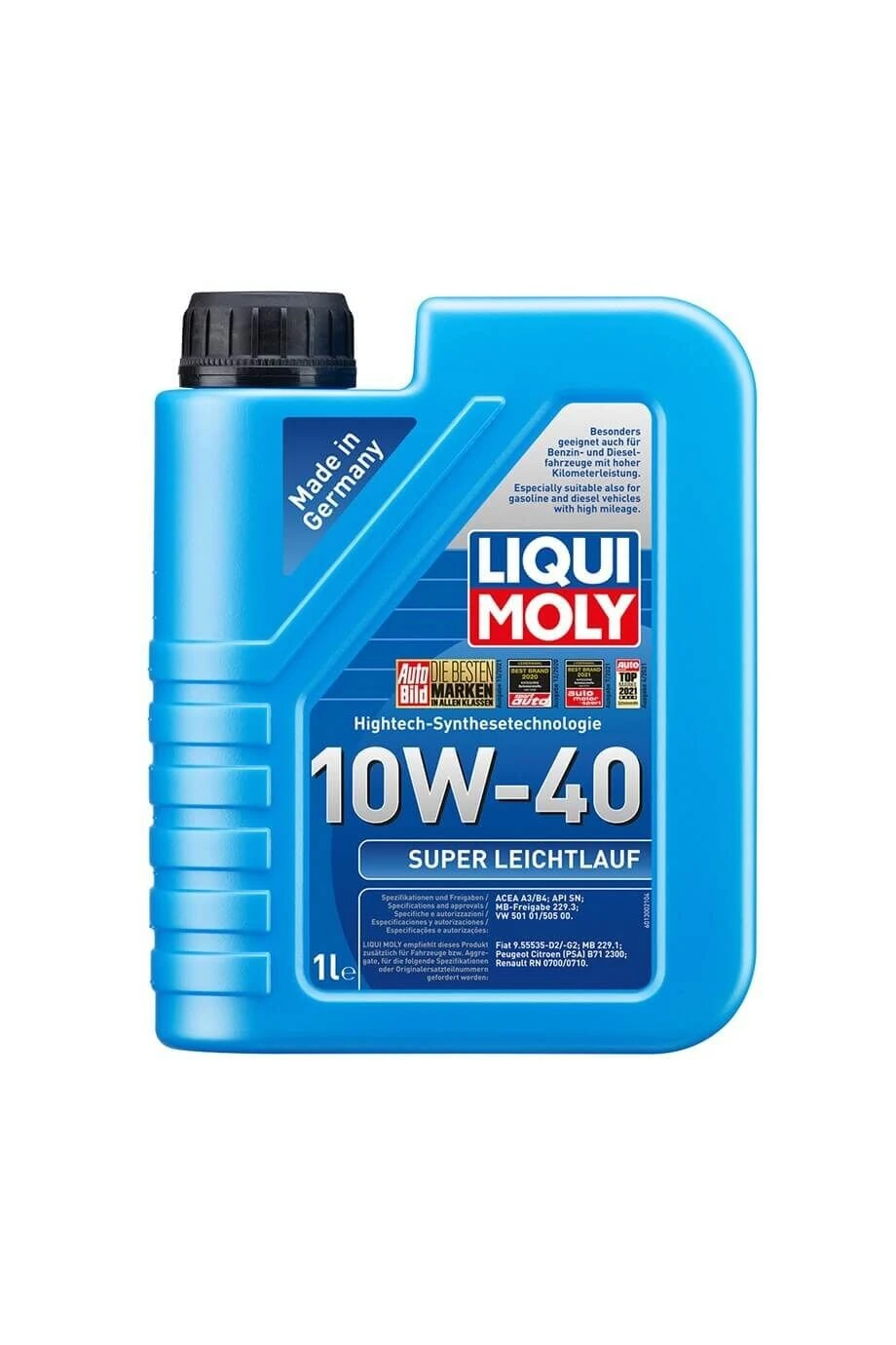 Liqui Moly 10W40 Motor Yağı Süper Sentetik Super Leıchtlauf 1 Lt (9503)