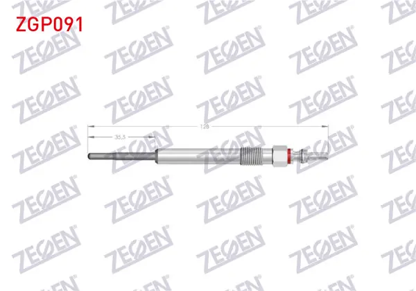 biwaページ ZEGEN ZGP091 | Kızdırma Buji 4,4V Ford Transit (V363, V362) 2.0