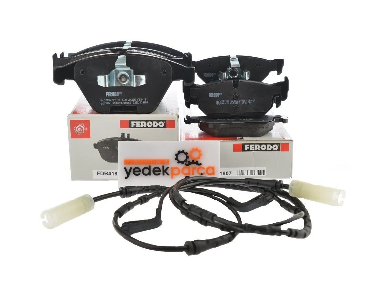 Bmw 3 Serisi E90 320d Ön Ve Arka Fren Balata Kit Takımı Ferodo Marka