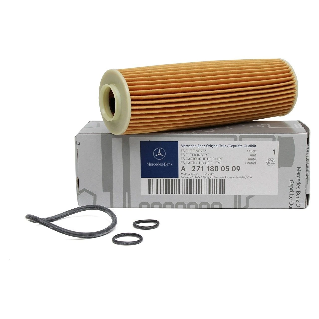 MERCEDES-BENZ A2711800509 | W204 Kasa C180 CGI Yağ Filtresi Orijinal