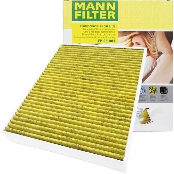 MANN FP25001 | Bmw 1 Seri F20 Kasa Antibakteriyel Karbonlu Polen Filtresi